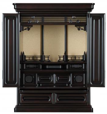 20号　シリン　梅.　黒檀調