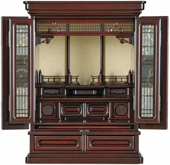 20号　シリン梅-障子付　紫檀調