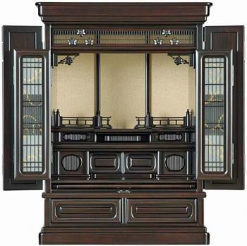 20号　シリン梅-障子付　黒檀調